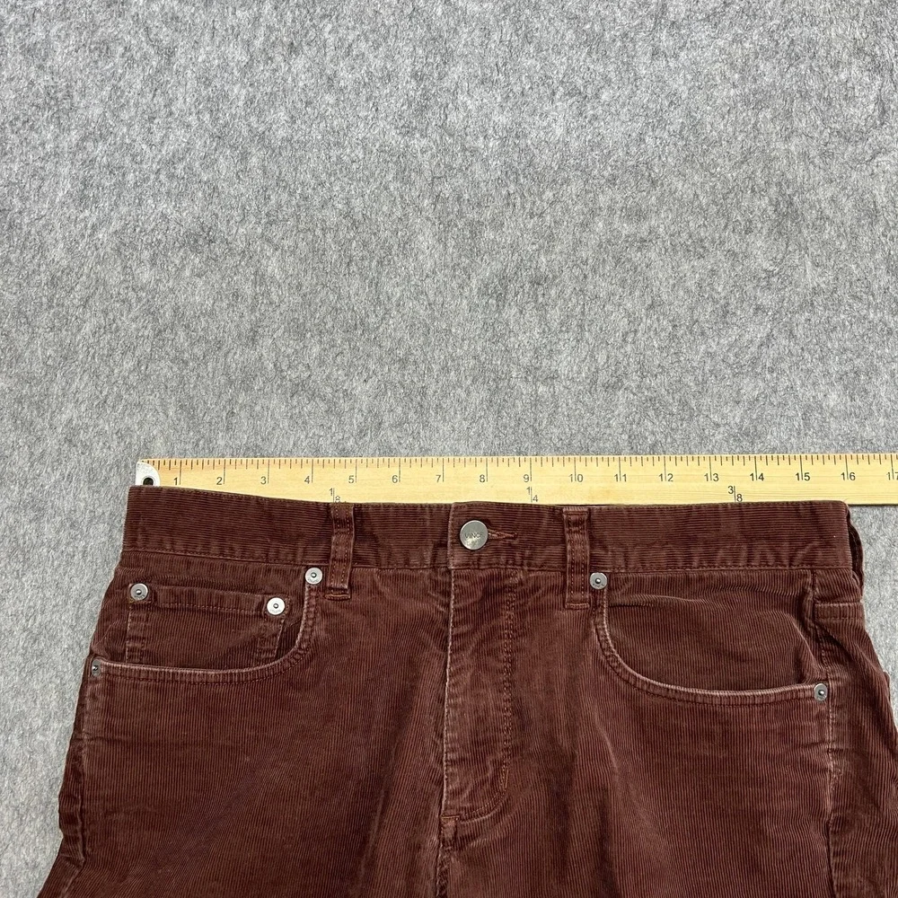 Vince Pants Mens 31‎ Brown Corduroy Chino Stretch 5 Pocket Straight Casual 31x28